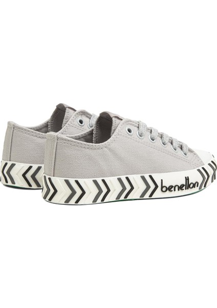 Benetton® | BN-90624-3374 Gri - Kadın Spor Ayakkabı