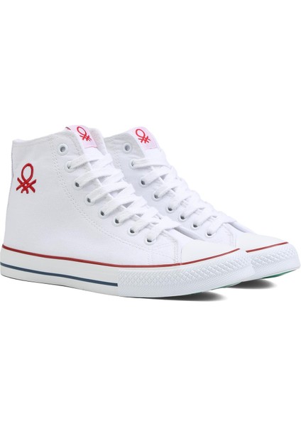 Benetton® | BN-90629-BEYAZ - Erkek Spor Ayakkabı