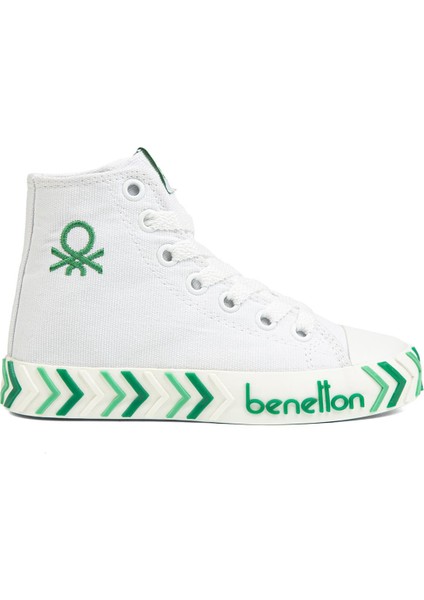 Benetton® | BN-90636- Beyaz Yesil - Çocuk Spor Ayakkabı fiyatları