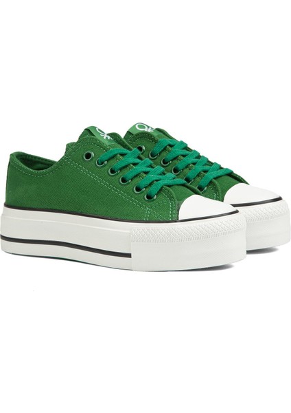Benetton® | BN-30935 - Yesil - Kadın Spor Ayakkabı
