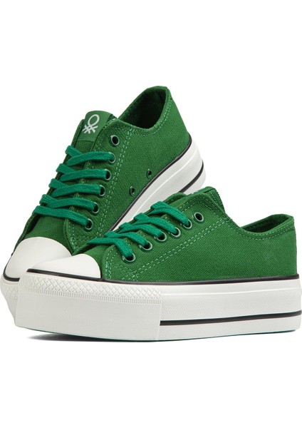 Benetton® | BN-30935 - Yesil - Kadın Spor Ayakkabı