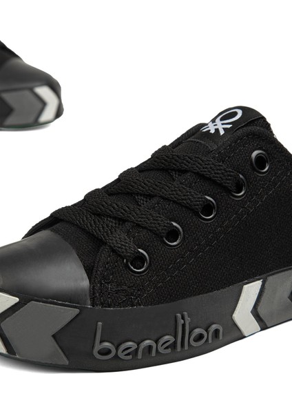 Benetton® | BN-90633-3409 Siyah Siyah - Çocuk Spor Ayakkabı