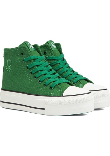 Benetton® | BN-30939 - Yesil-Kadın Spor Ayakkabı