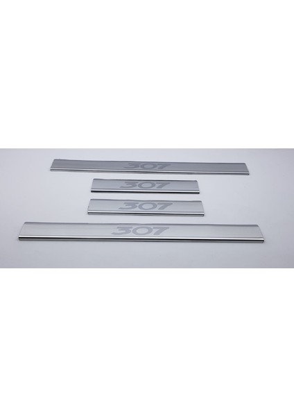 Peugeot 307 Krom Kapı Eşiği 4 Parça