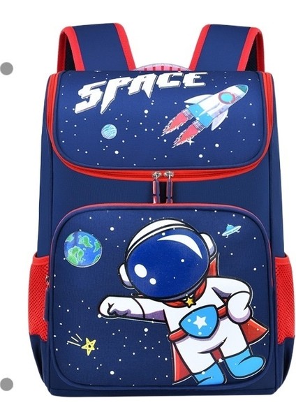 Öğrenci Okul Çantası Büyük Kapasiteli Astronot Sırt Çantası (Yurt Dışından)