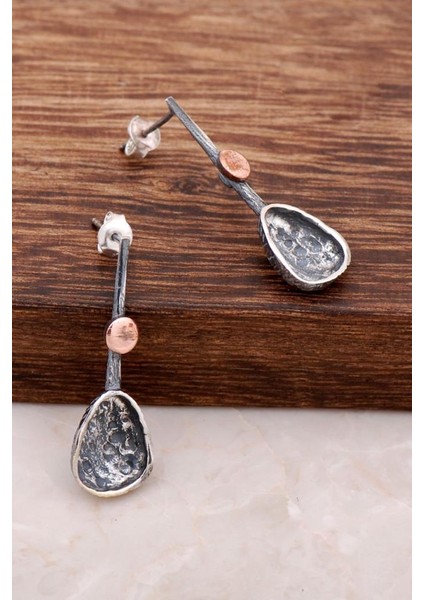 Tinos Antik Tasarım Elişi Gümüş Küpe 4053 modelleri