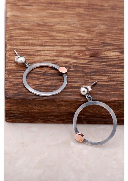 Kaos Tasarım Elişi Gümüş Küpe 4049 modelleri