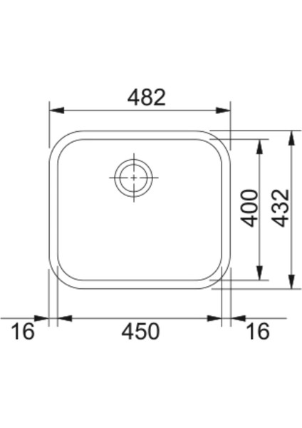Sottotop Gax 110-45 Paslanmaz Çelik Tezgah Altı Evye fiyatları