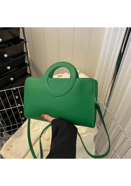 Yeni Moda Omuz Messenger Çanta Taş Desenli Çanta (Yurt Dışından)