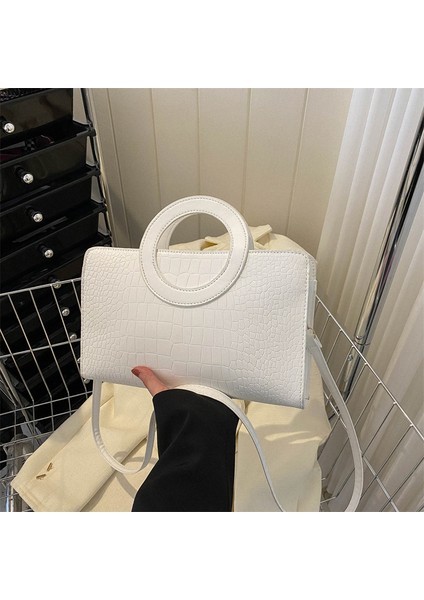 Yeni Moda Omuz Messenger Çanta Taş Desenli Çanta (Yurt Dışından)