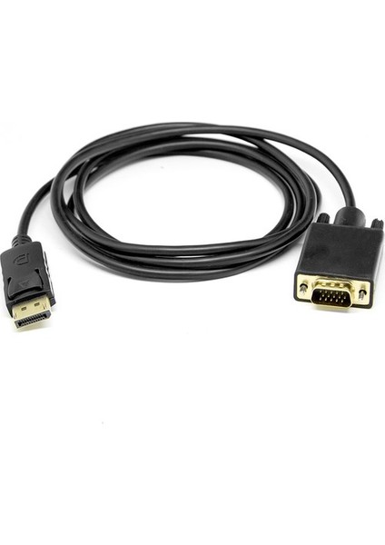 1.5 Metre Display Port To VGA Kablo Display VGA Dp To VGA 1.5m Displayport Erkek VGA Erkek Kablo