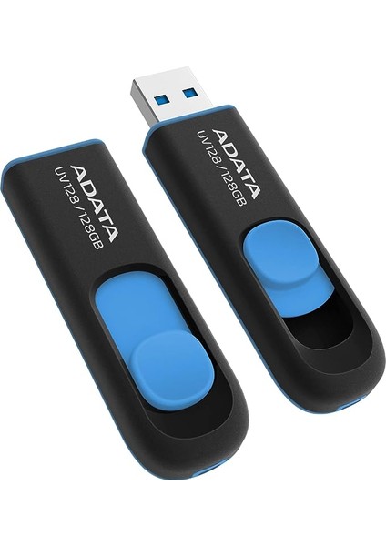 UV128 128GB USB3.2 Siyah-Mavi USB Bellek AUV128-128G-RBE