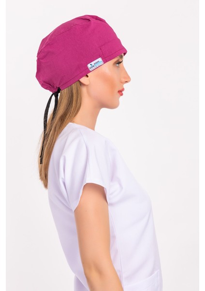 Vişne Kalp Ritimli Nakışlı Hastane Cerrahi Bone B170 fırsatları