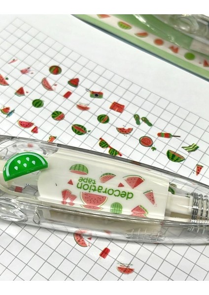 Karpuz Desenli Süsleme Bandı Tipex / Tipeks / Bullet Journal