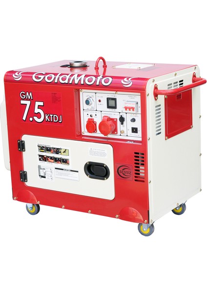Gm7.5ktdj 6.9kva Trifaze Marşlı Kabinli Dizel Jeneratör
