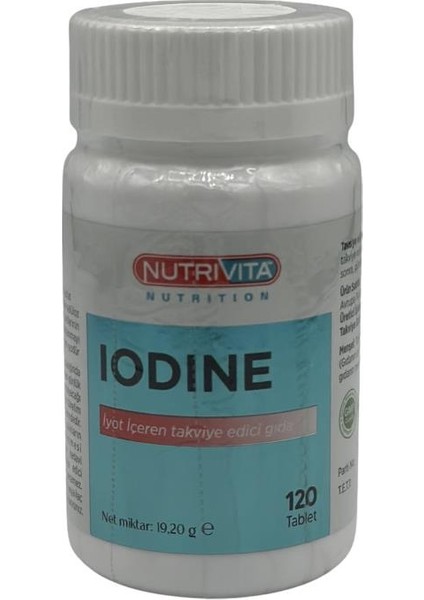 Iodine 150 Μg Iyot 120 Tablet