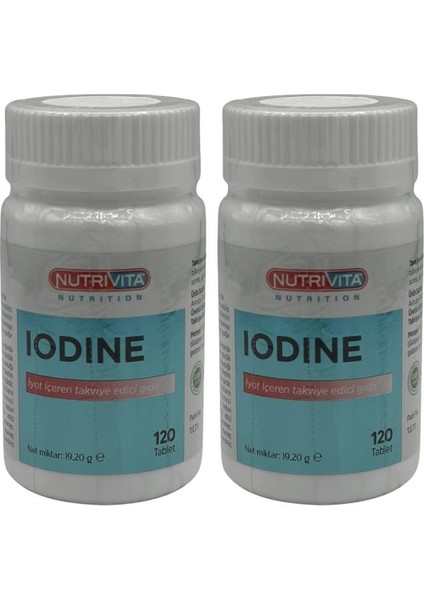 Iodine 150 Μg Iyot 2 x 120 Tablet