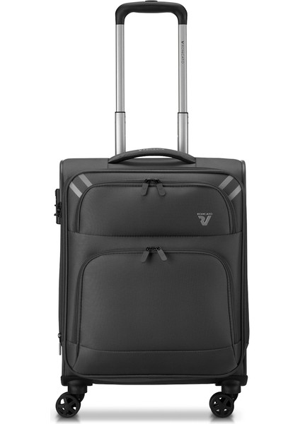 Unisex Valiz 41306301 Roncato Twin Trolley Cabına 4r Exp. Ryanaır Nero