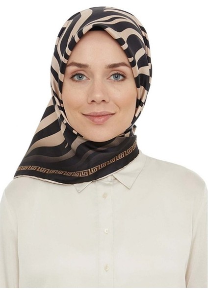 Yeni Sezon Zebra Desen Trend Twill Eşarp
