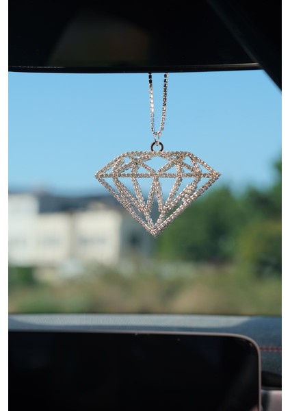 Gümüş Pırlanta Dikiz Süsü