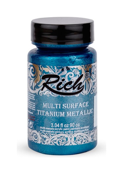 Multi Surface Titanyum Metalik Akrilik Boya 90 cc