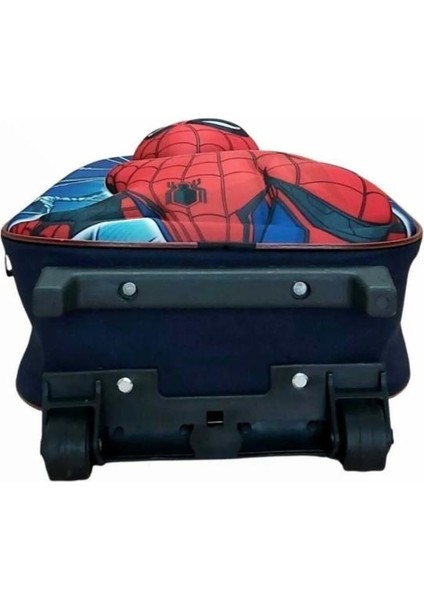 Örümcek Adam Anaokulu Kreş Çocuk Valiz Sırt Çantası Çekçekli Spiderman Tekerlekli modelleri