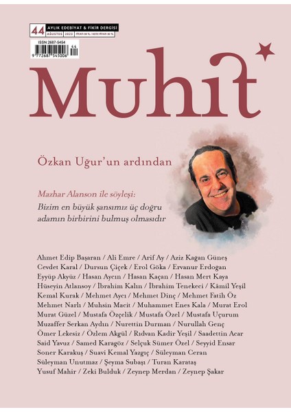 Muhit 44.sayı Ağustos 2023