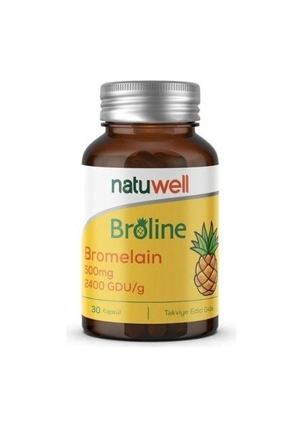 Broline Bromelain 500 Mg 30 Kapsül