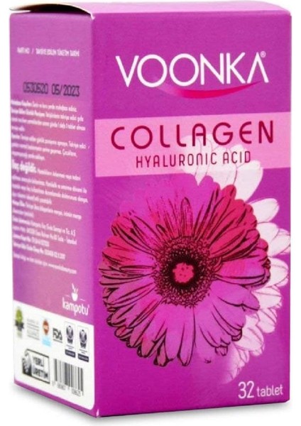 Collagen Hyaluronic Acid 32 Tablet