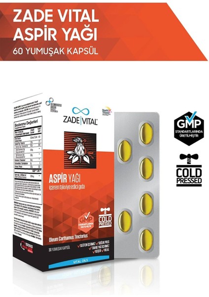 Aspir Yağı Blister 60 Kapsül