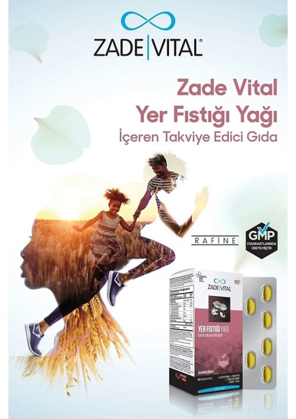 Zade Vital Yer Fıstığı Yağı Blister 60 Kapsül