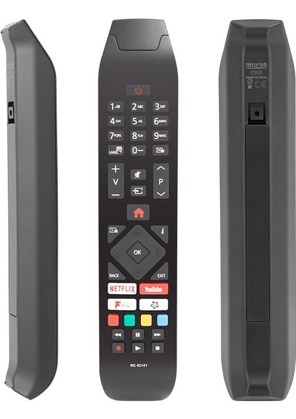 Kl Vestel RC43141 H0297C Netflıx-Youtube Tuşlu Lcd-Led Tv Kumanda