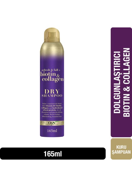 Biotin & Collagen Kuru Şampuan 165 ml