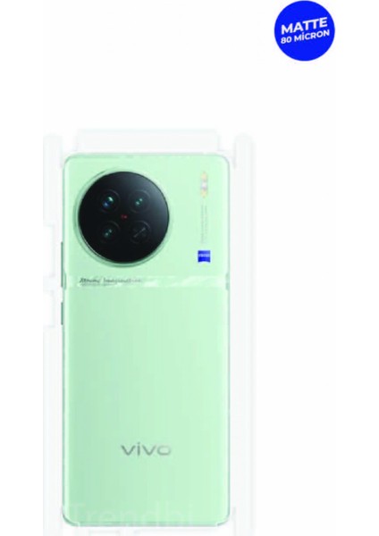 Vivo X90S Mat Arka ve Yan Kaplama Koruyucu Hd Film