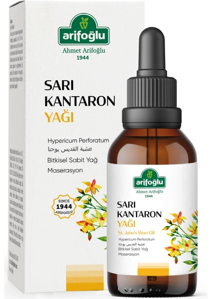 %100 Saf ve Doğal Sarı Kantaron Yağı 50 ml