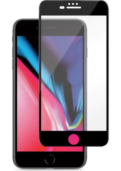 iPhone 7 Plus ile Uyumlu Çerçeveli Tam Kaplayan Temperli Ekran Koruyucu - FC003