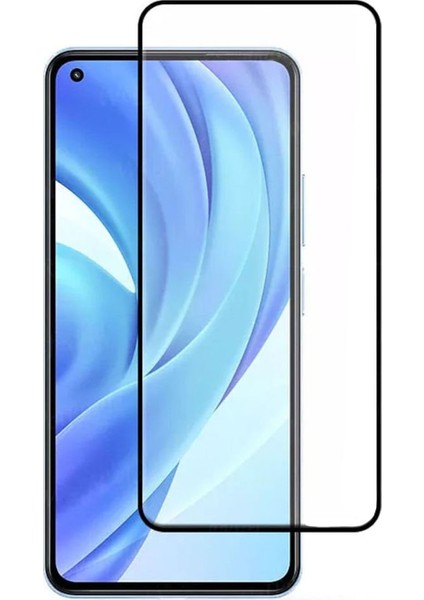 Xiaomi Mi 11 Lite ile Uyumlu Çerçeveli Tam Kaplayan Temperli Ekran Koruyucu - FC003
