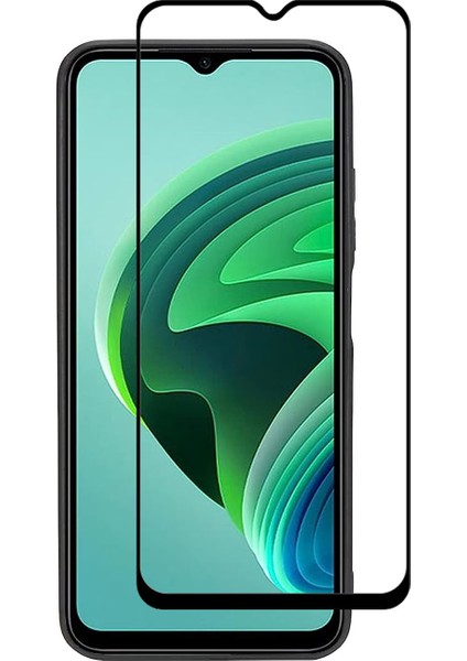 Xiaomi Redmi Note 11E ile Uyumlu Çerçeveli Tam Kaplayan Temperli Ekran Koruyucu - FC003