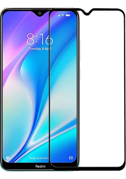 Xiaomi Redmi 8 / 8A ile Uyumlu Çerçeveli Tam Kaplayan Temperli Ekran Koruyucu - FC003