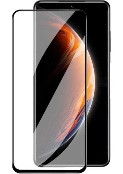 Infinix Zero x Pro ile Uyumlu Çerçeveli Tam Kaplayan Temperli Ekran Koruyucu - FC003