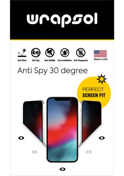 Vivo X90S Mat Hayalet Ekran Koruyucu Yandan Görünmeyen Gizli Poliüretan Film modelleri