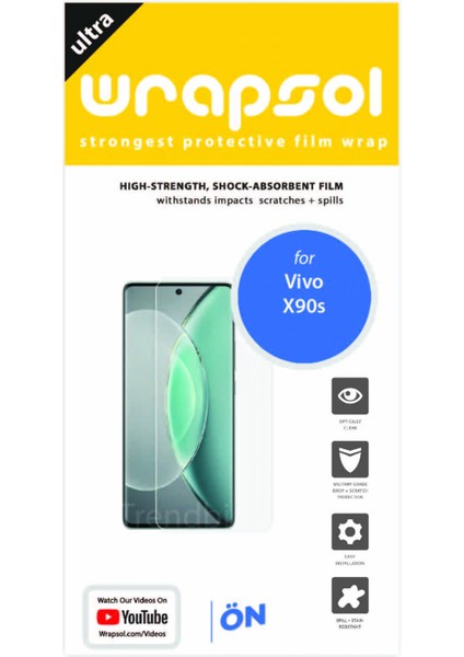 Vivo X90S Ekran Koruyucu Esnek Poliüretan Film fiyatları