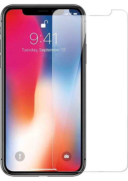 iPhone Xs ile Uyumlu Temperli Kırılmaz Cam Ekran Koruyucu - FC002