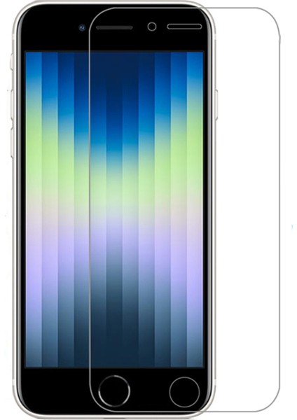 iPhone Se 2022 ile Uyumlu Temperli Kırılmaz Cam Ekran Koruyucu - FC002