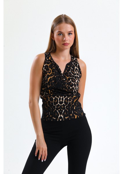 Leopar Kruvaze Bluz modelleri