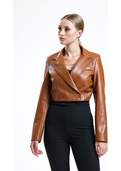 Astarlı Deri Kısa Ceket CKT34324 fiyatları