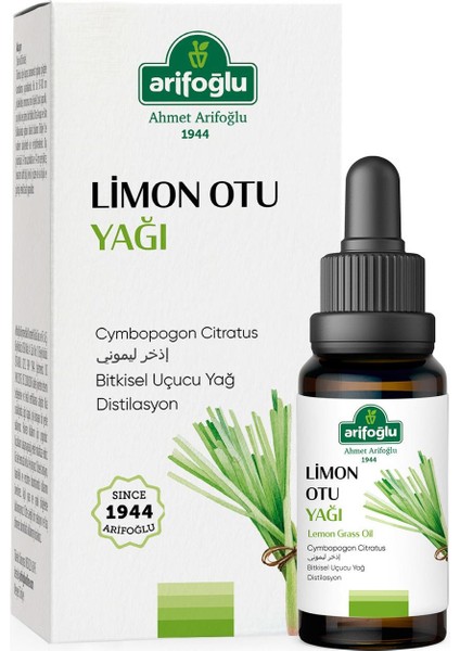 %100 Saf ve Doğal Limon Otu Yağı 10 ml