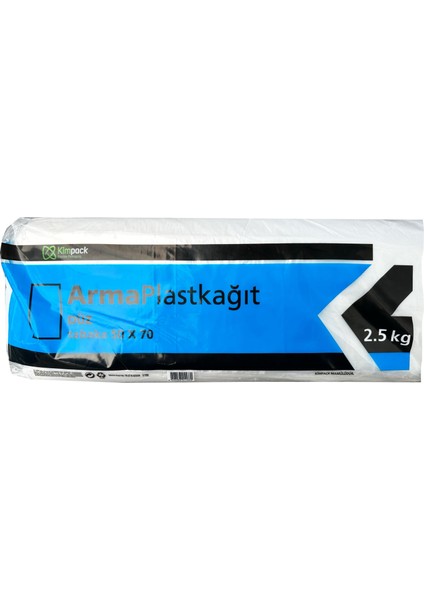 Plastik Kağıt Düz Tabaka Şeffaf Poşet Naylon - 50 x 70 Cm. - 2.5 Kg. - 1 Paket