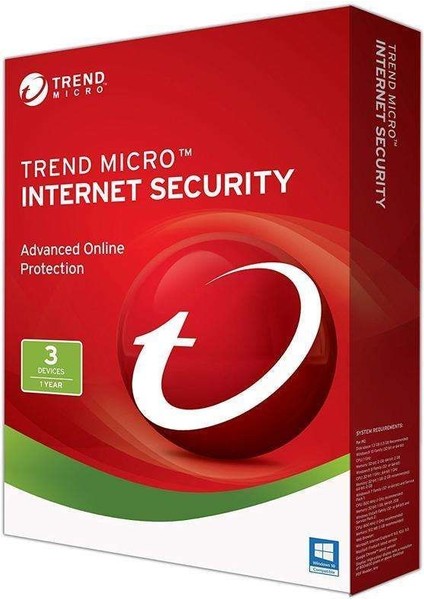 Trend Mıcro Internet Security 3 Kullanıcı 1 Yıl