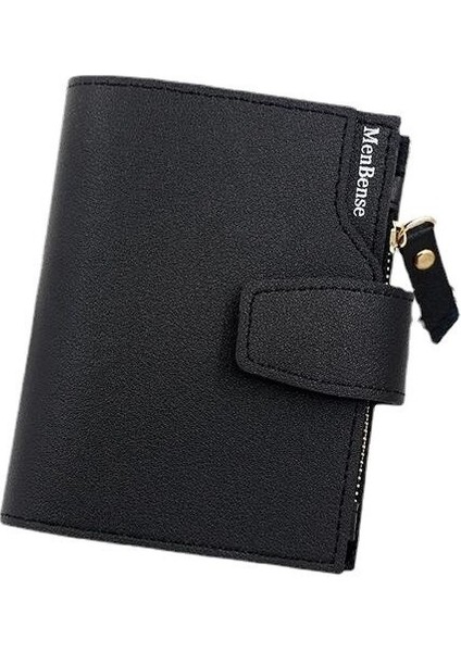 3 Cüzdan Kadın Üç Katlı Kısa Kore Kart Çantası Toka Kadın Cüzdanı Çok Işlevli Cüzdan Çok Kartlı Yuvalar (Yurt Dışından)